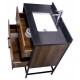 Titus 32'', Tess Cherry, Freestanding Vanity with White Countertop