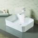 Diz glossy white, porcelain sink