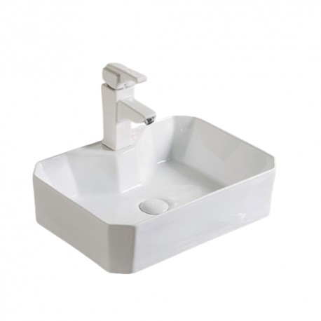 Diz glossy white, porcelain sink