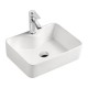 Danu blanc lustré, Lavabo en porcelaine