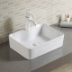 Danu blanc lustré, Lavabo en porcelaine