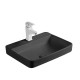 Aine Noir Mat, Lavabo en porcelaine