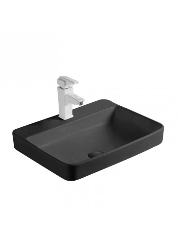 Aine Noir Mat, Lavabo en porcelaine