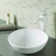 Fand glossy white, porcelain sink