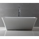 Osiris Freestanding bath 67", mat black Finish