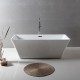 Osiris Freestanding bath 67", mat black Finish