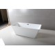 Osiris Freestanding bath 67", mat black Finish