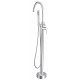 Tatiana, chrome pedestal bath faucet