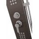 Echo, Matte black aluminium shower column