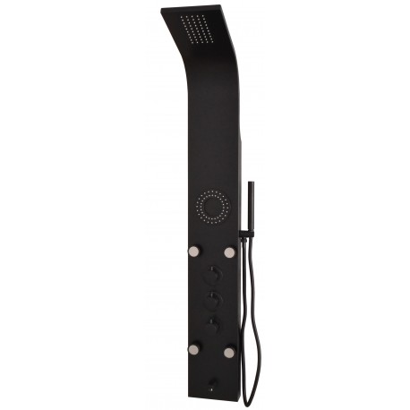 Echo, Matte black aluminium shower column