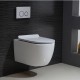 Ogi, wall hung toilet black matte