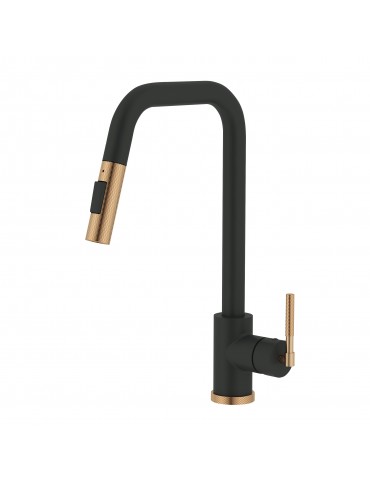 Sedna, matte black kitchen faucet