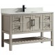 Manille 48" Antique Grey, Solid wood