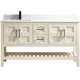 Manille 48" Antique Beige, Solid wood