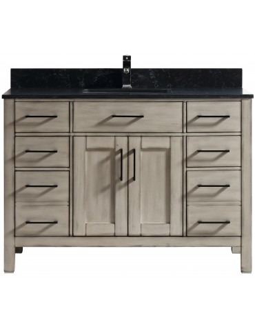 Goli 48" Antique Grey, Solid wood