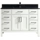 Goli 48" blanc, bois massif