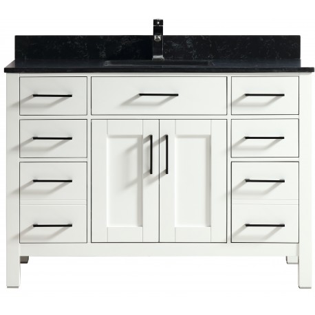 Goli 48" blanc, Solid wood