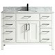 Goli 48" blanc, Solid wood