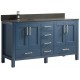 Goli 60" Bleu antique, bois massif