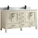 Goli 60" blanc, Solid wood