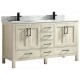 Goli 60" blanc, Solid wood