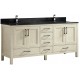 Goli 72" Antique beige, Solid wood