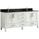 Goli 72" white, Solid wood