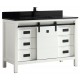 Saga 48" White, Solid wood