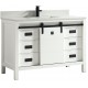 Saga 48" White, Solid wood