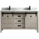 Saga 60" Antique grey, Solid wood