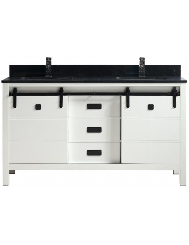 Saga 60" Blanc, bois massif