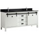 Saga 60" Blanc, bois massif