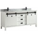 Saga 60" Blanc, bois massif