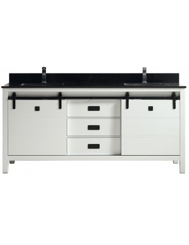 Saga 60" Blanc, bois massif