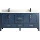 Goli 72" bleu antique, bois massif