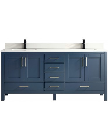 Goli 72" bleu antique, bois massif