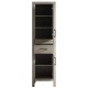 Lyon 20 " Antique Grey, Solid wood Side cabinet