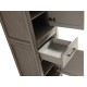 Lyon 20 " Antique Grey, Solid wood Side cabinet