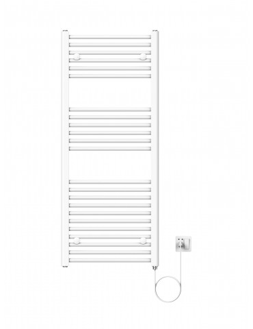 Cozy matte white, towel warmer