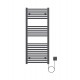 Cozy matte black, towel warmer