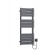 Nix matte black, electric towel warmer