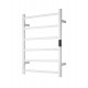 EZ-HEAT white, freestanding electric towel warmer