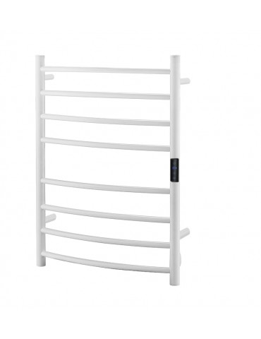 EZ-HEAT white, freestanding electric towel warmer