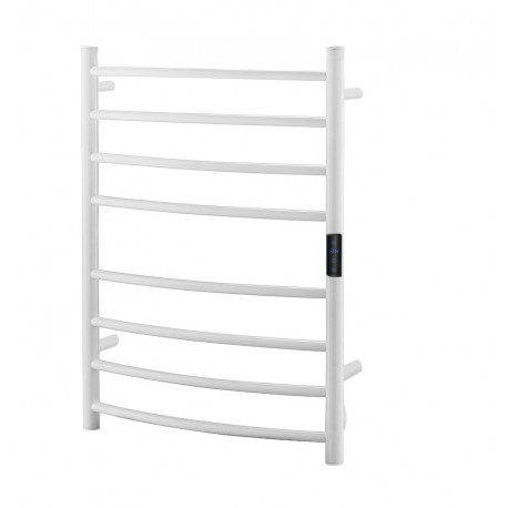 EZ-HEAT white, freestanding electric towel warmer