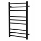 HEAT-X matte black, freestanding electric towel warmer