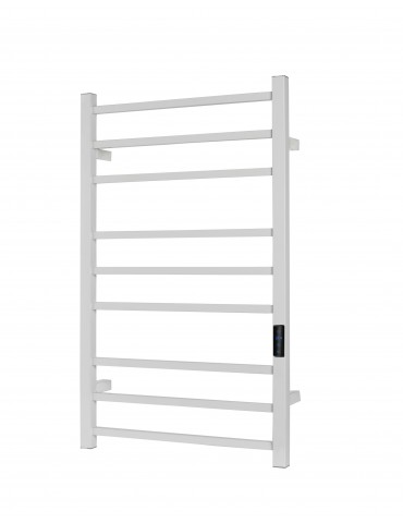 HEAT-X white, freestanding electric towel warmer