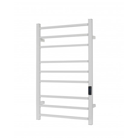 HEAT-X white, freestanding electric towel warmer