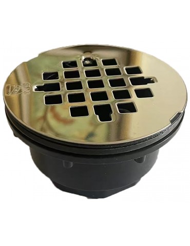 Shower drain, black finish