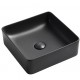 Sulawe 14", Black matte porcelain sink