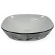 Sumatra, glossy white basin with black border and graphics